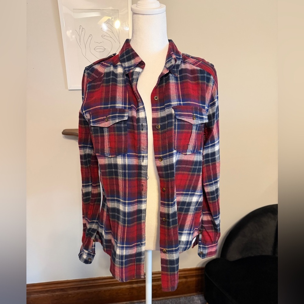Forever 21 Multicolor Plaid Shirt